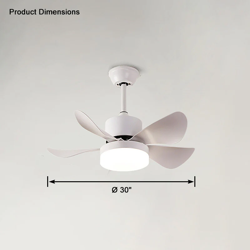 WOMO Small Ceiling Fan Lamp-WM5060 - Image 21