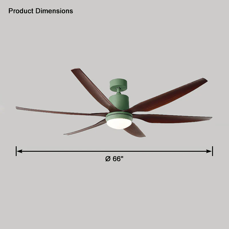 WOMO 5 Blade Large Ceiling Fan Lamp-WM5064 - Image 14