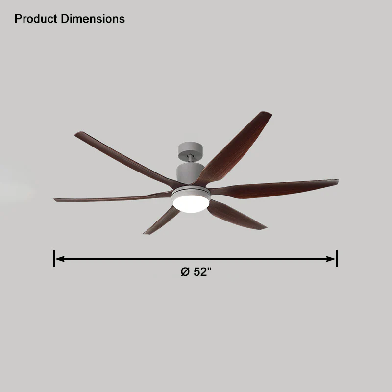 WOMO 5 Blade Large Ceiling Fan Lamp-WM5064 - Image 16