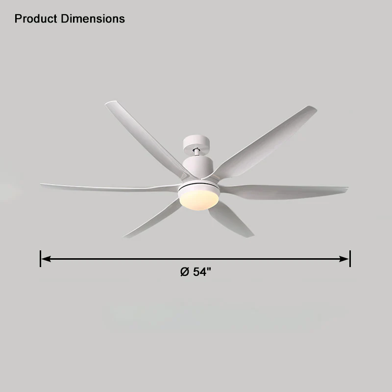 WOMO 5 Blade Large Ceiling Fan Lamp-WM5064 - Image 24