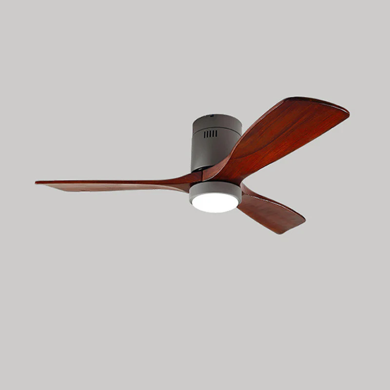 WOMO Mid-century Modern Hugger Ceiling Fan Lamp-WM5067 - Image 20