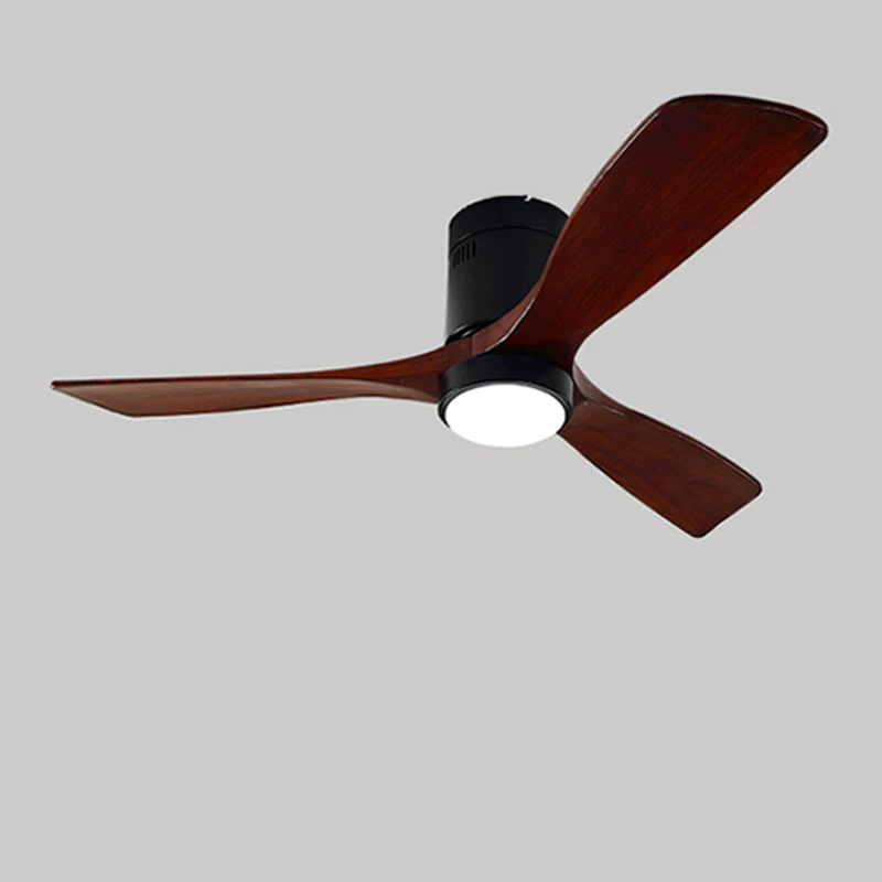 WOMO Mid-century Modern Hugger Ceiling Fan Lamp-WM5067 - Image 38