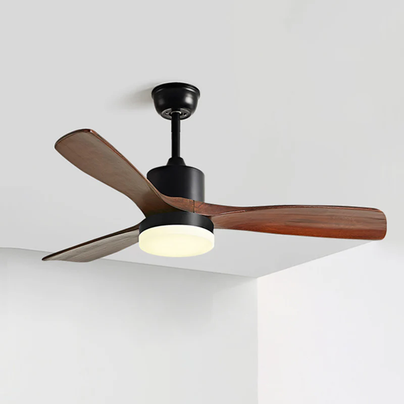 WOMO 3 Wood Blade Ceiling Fan Lamp-WM5068 - Image 16