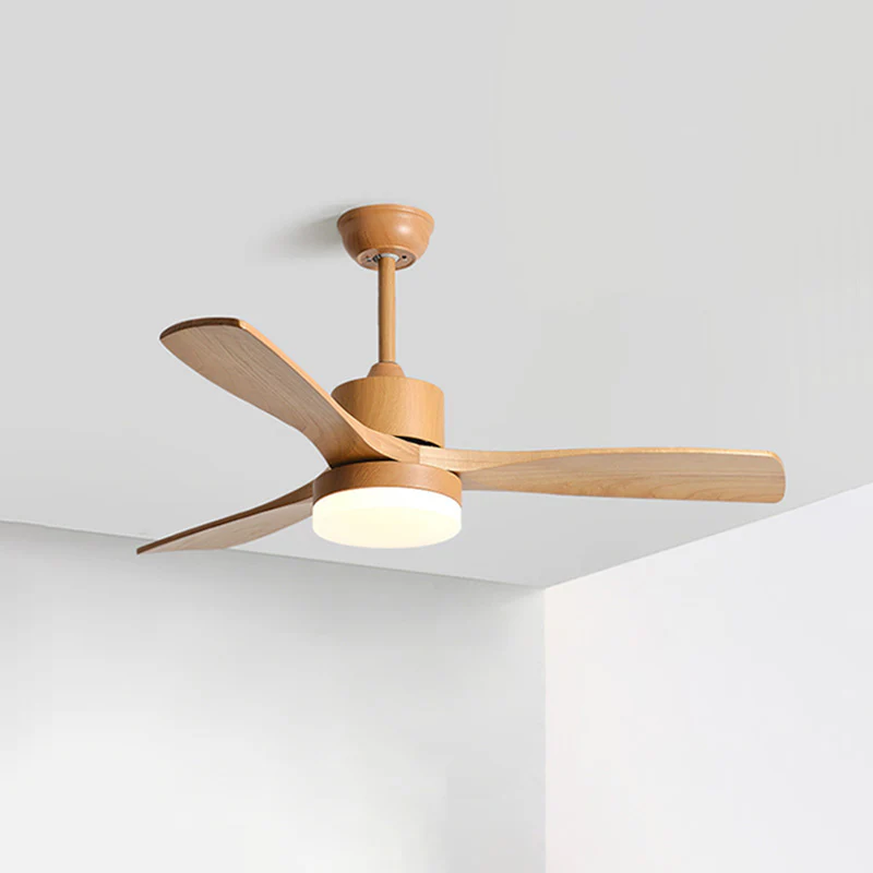 WOMO 3 Wood Blade Ceiling Fan Lamp-WM5068 - Image 18