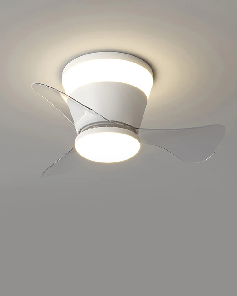 WOMO Small Low Profile Ceiling Fan Lamp-WM5084 - Image 14