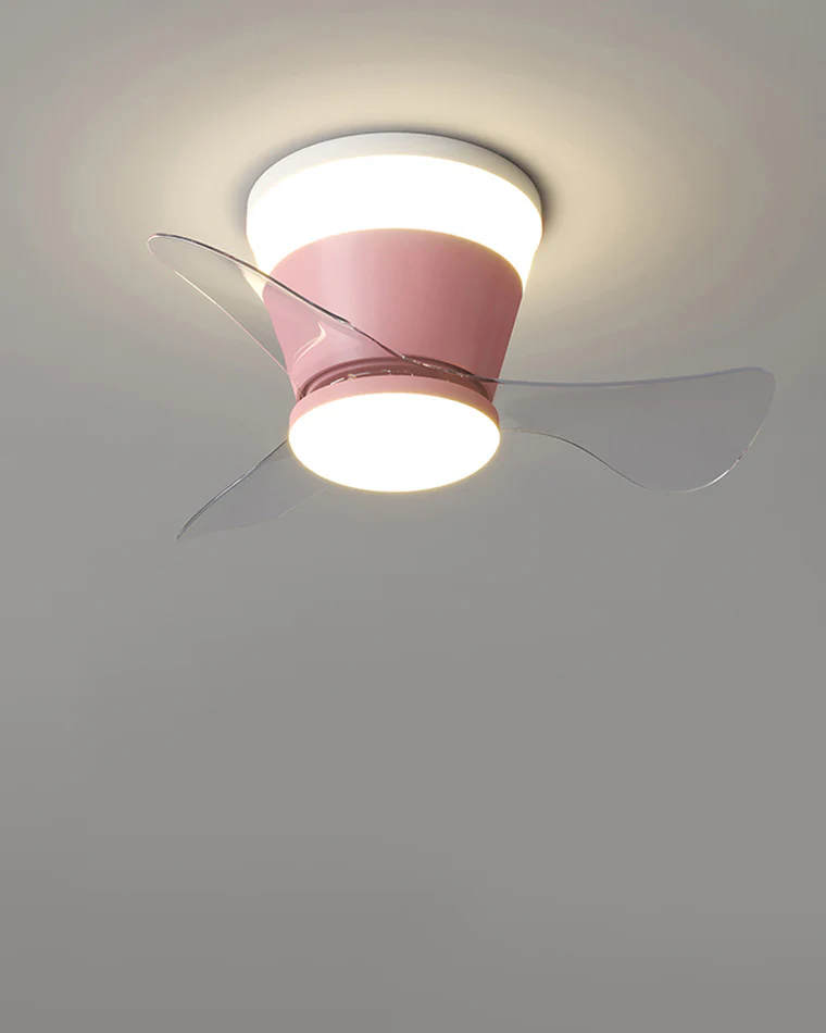 WOMO Small Low Profile Ceiling Fan Lamp-WM5084 - Image 17