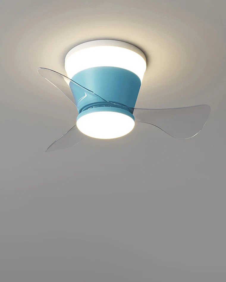 WOMO Small Low Profile Ceiling Fan Lamp-WM5084 - Image 18