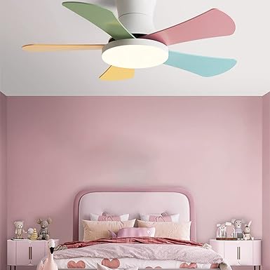 WOMO Scandi Low Profile Ceiling Fan Lamp-WM5086 - Image 10