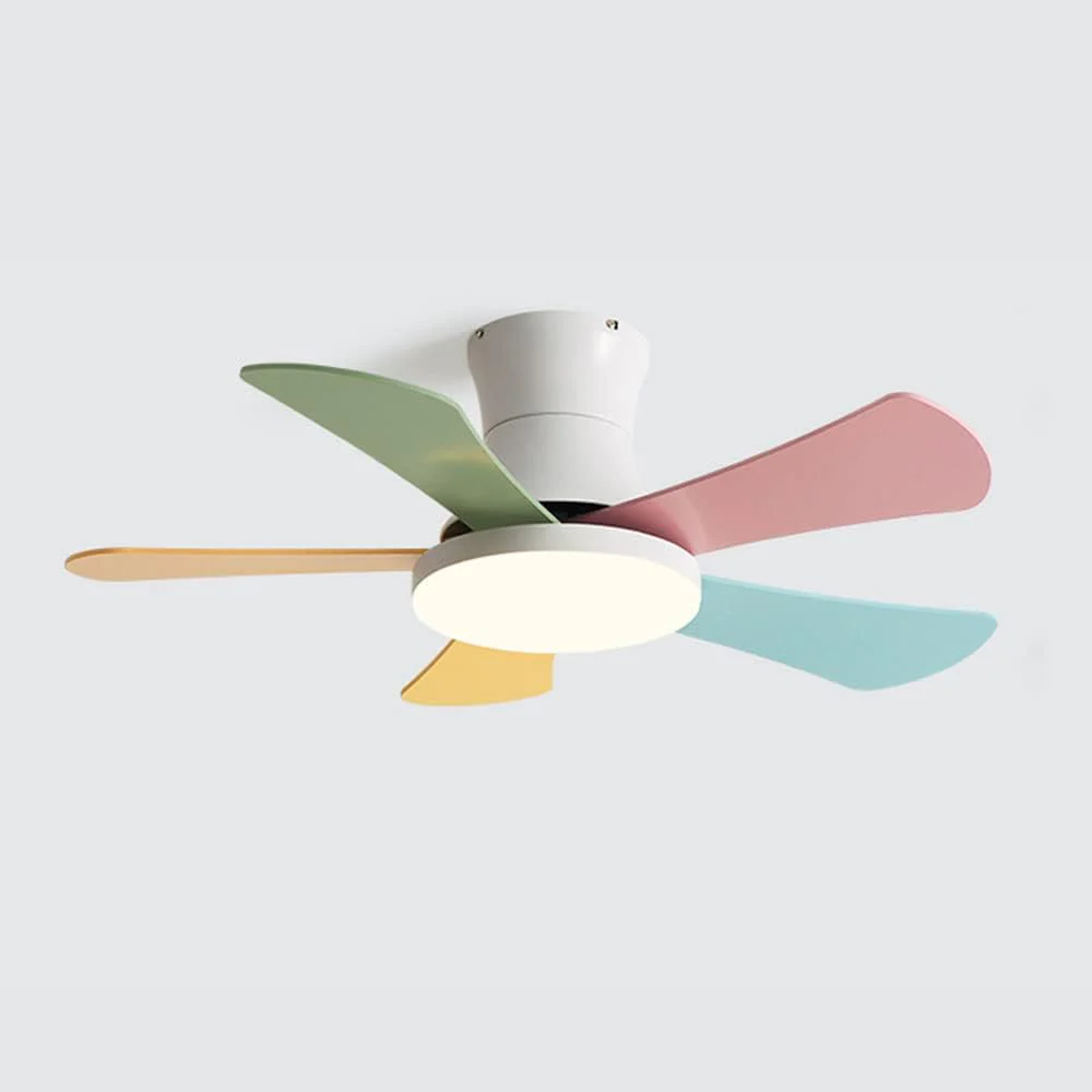 WOMO Scandi Low Profile Ceiling Fan Lamp-WM5086 - Image 13