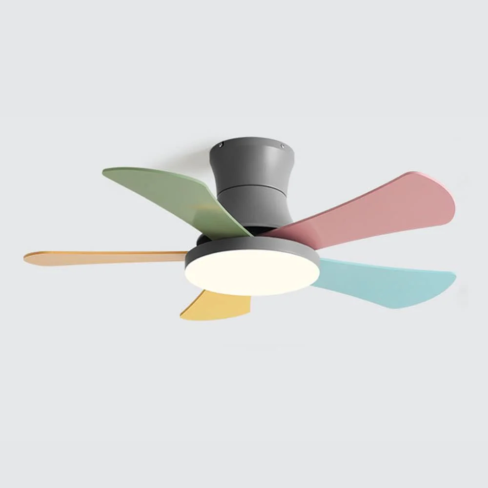 WOMO Scandi Low Profile Ceiling Fan Lamp-WM5086 - Image 15