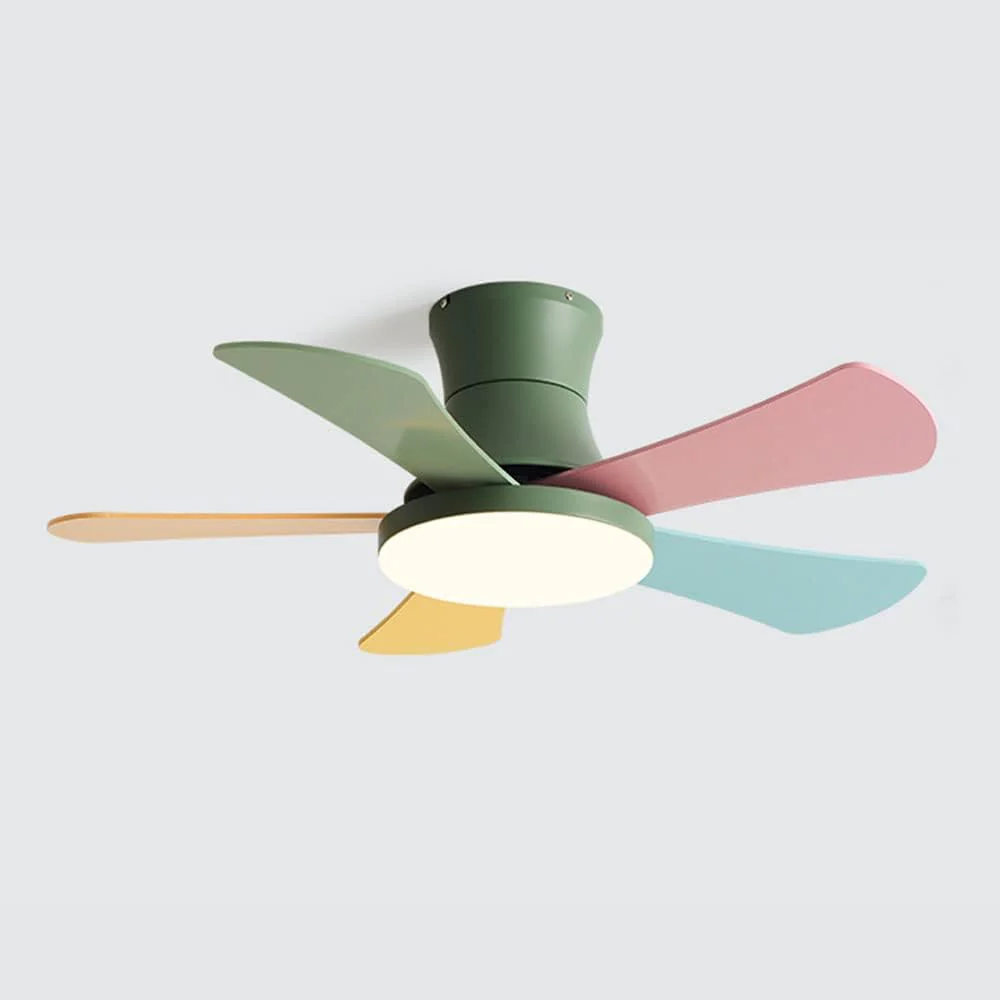 WOMO Scandi Low Profile Ceiling Fan Lamp-WM5086 - Image 17