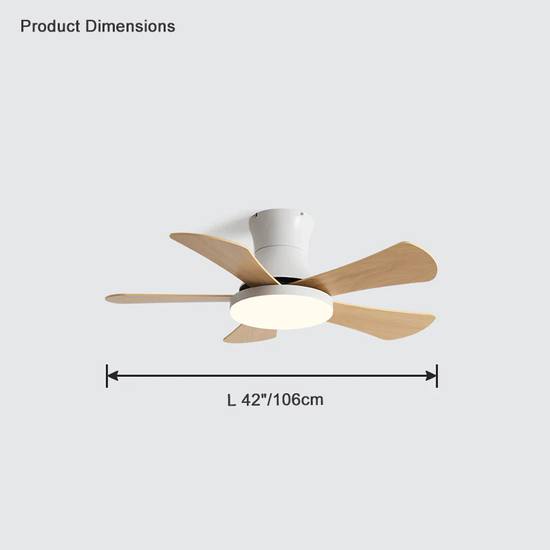 WOMO Scandi Low Profile Ceiling Fan Lamp-WM5086 - Image 20