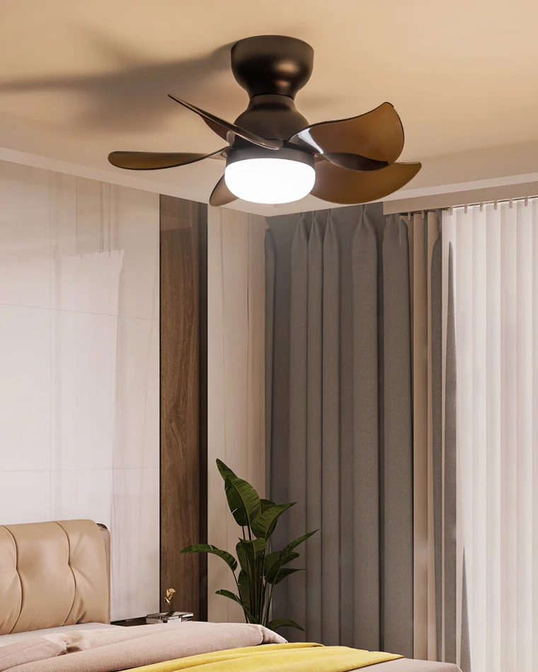 WOMO Small Ceiling Fan Lamp-WM5087 - Image 5