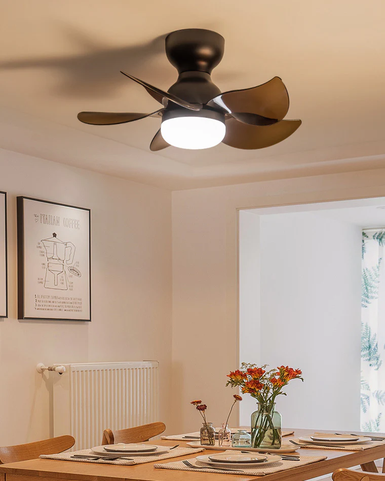 WOMO Small Ceiling Fan Lamp-WM5087 - Image 6