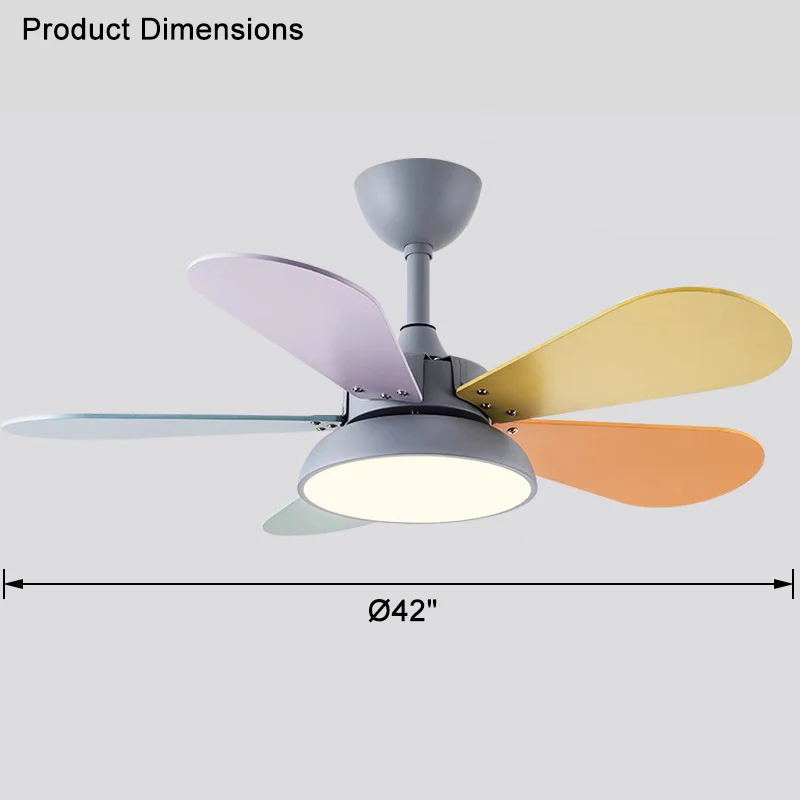 WOMO Scandi Ceiling Fan Lamp-WM5092 - Image 16
