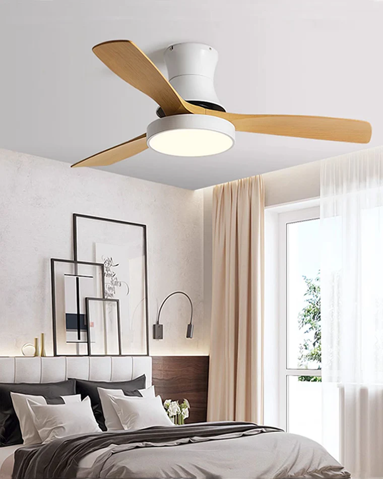 WOMO Low Profile Ceiling Fan Lamp-WM5124 - Image 9