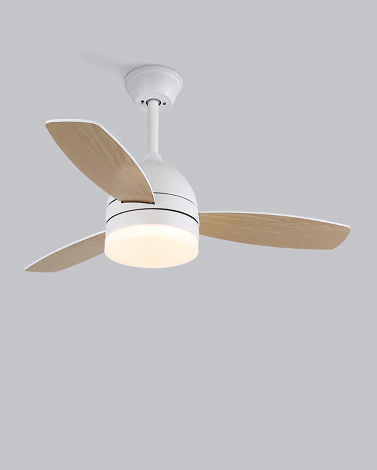 WOMO 3 Wood Blade Ceiling Fan Lamp-WM5001 - Image 19