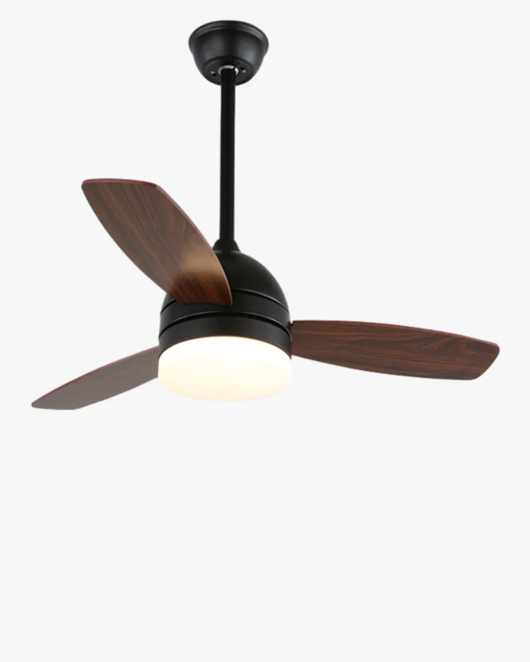 WOMO 3 Wood Blade Ceiling Fan Lamp-WM5001 - Image 22