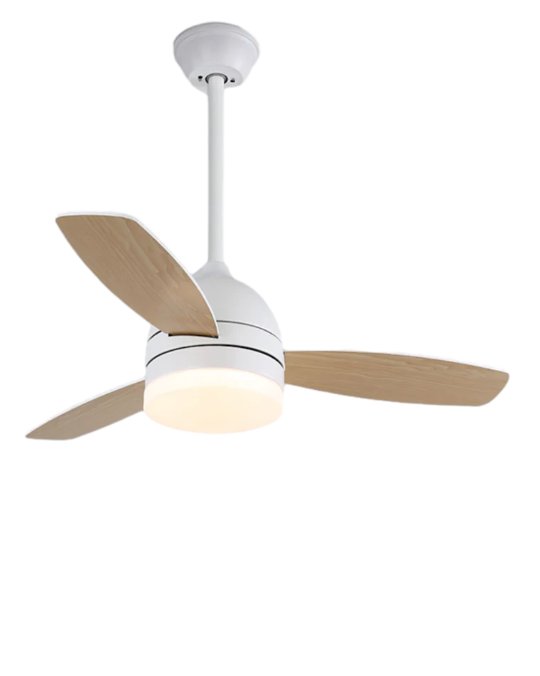 WOMO 3 Wood Blade Ceiling Fan Lamp-WM5001 - Image 25