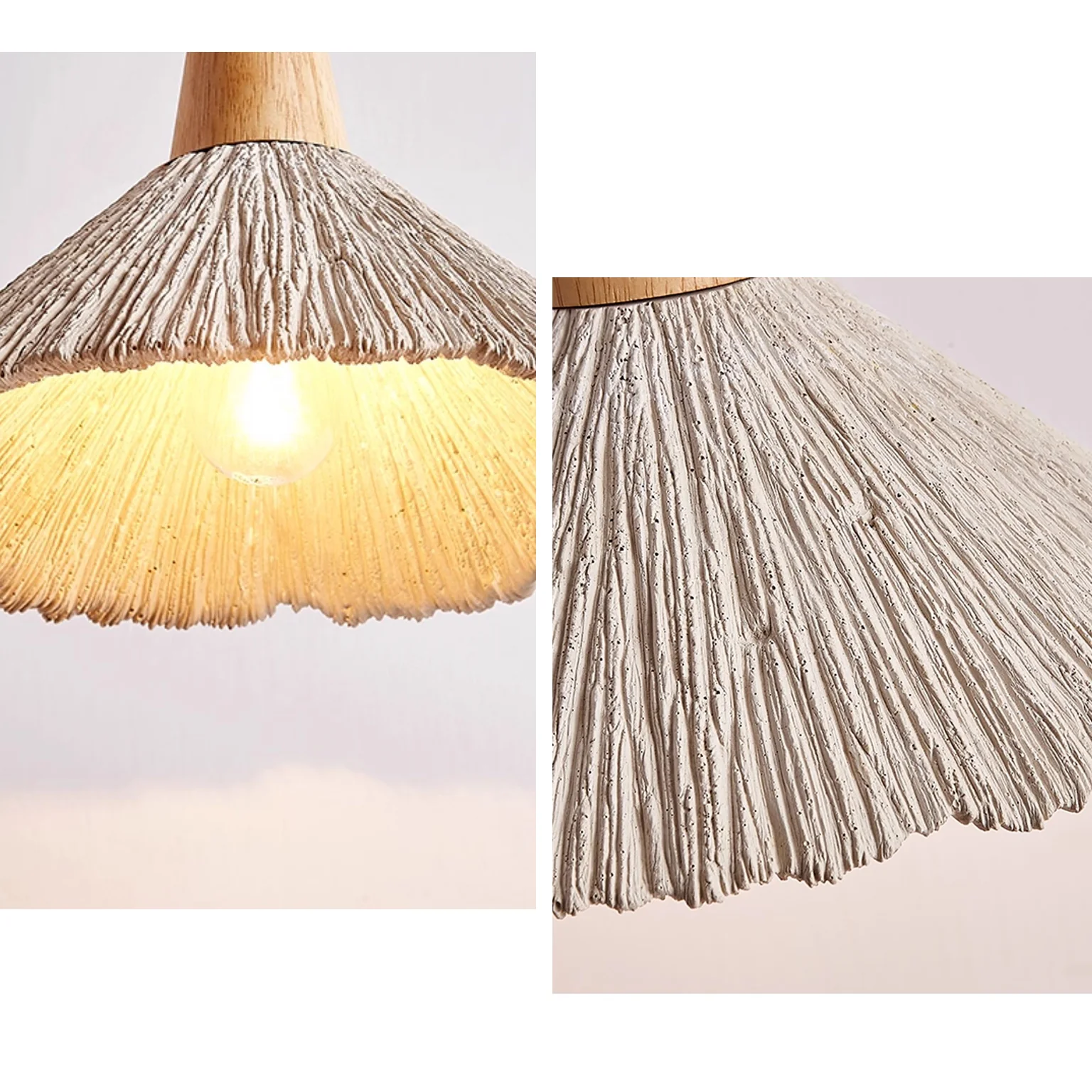 WOMO Cement Cone Pendant Light-WM3063 - Image 8