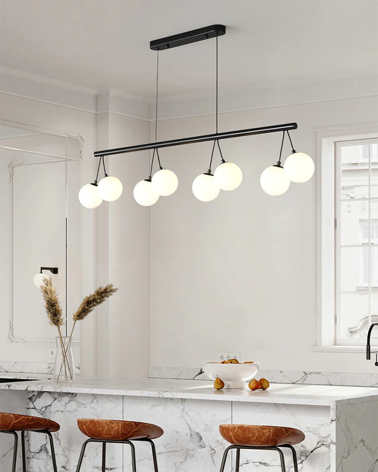 WOMO Cherry Glass Globe Chandelier-WM2318 - Image 4