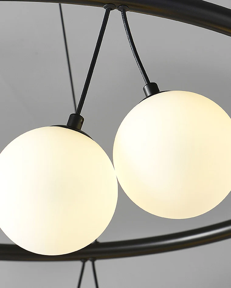 WOMO Cherry Glass Globe Chandelier-WM2318 - Image 8