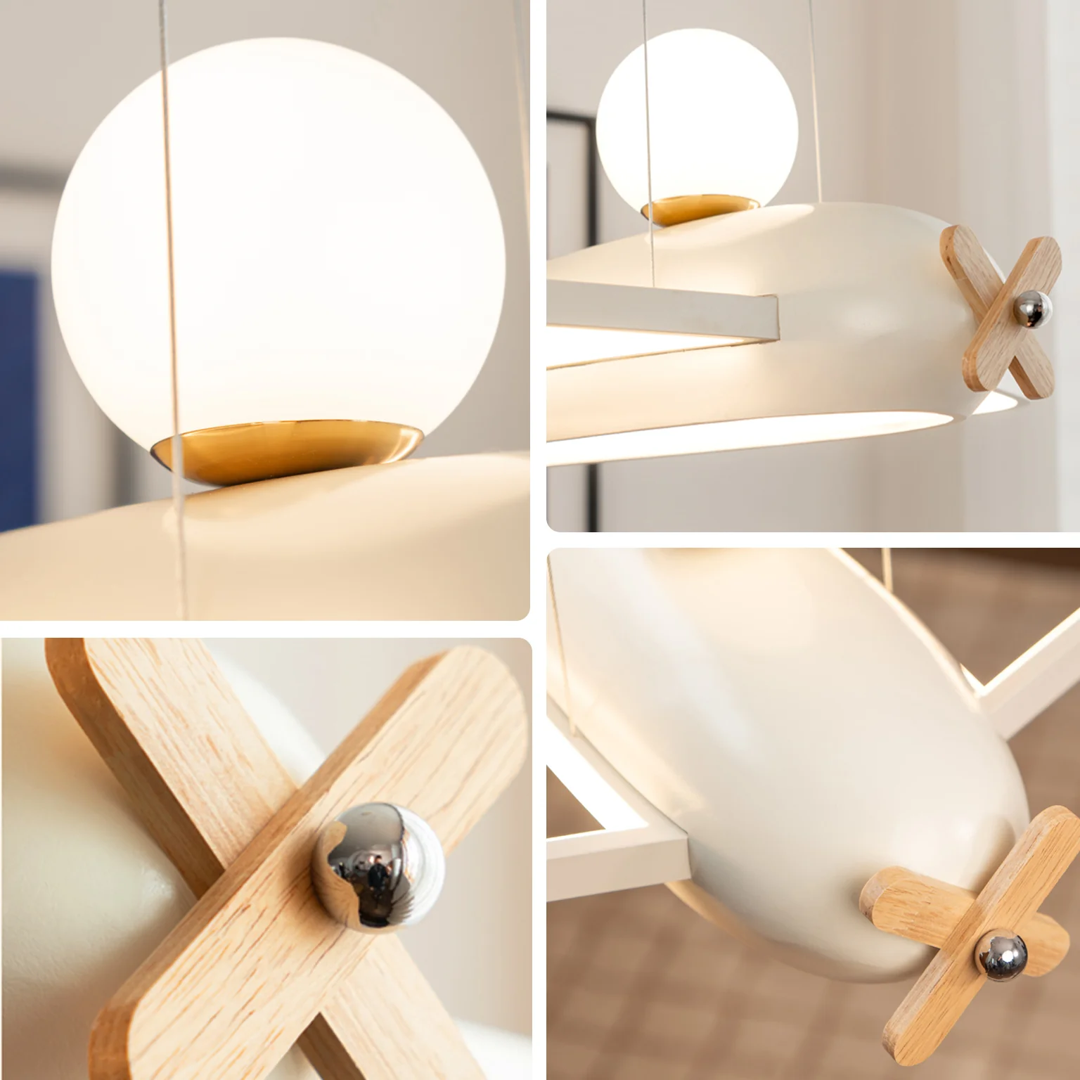 WOMO Children Airplane Pendant Light-WM2981 - Image 9