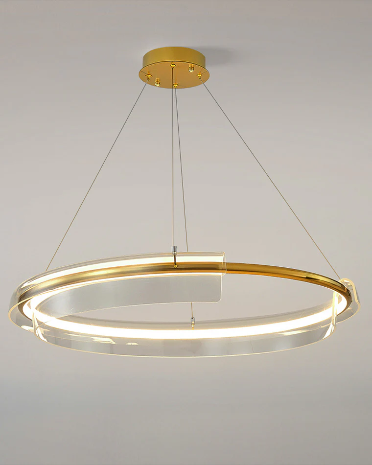 WOMO Gold Circular Led Chandelier-WM2165 - Image 11
