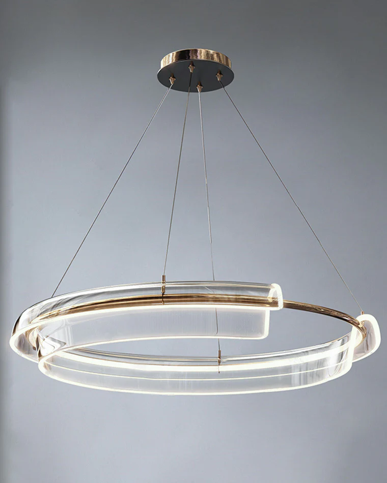 WOMO Gold Circular Led Chandelier-WM2165 - Image 14