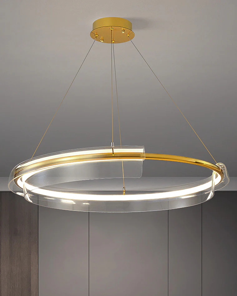 WOMO Gold Circular Led Chandelier-WM2165 - Image 18