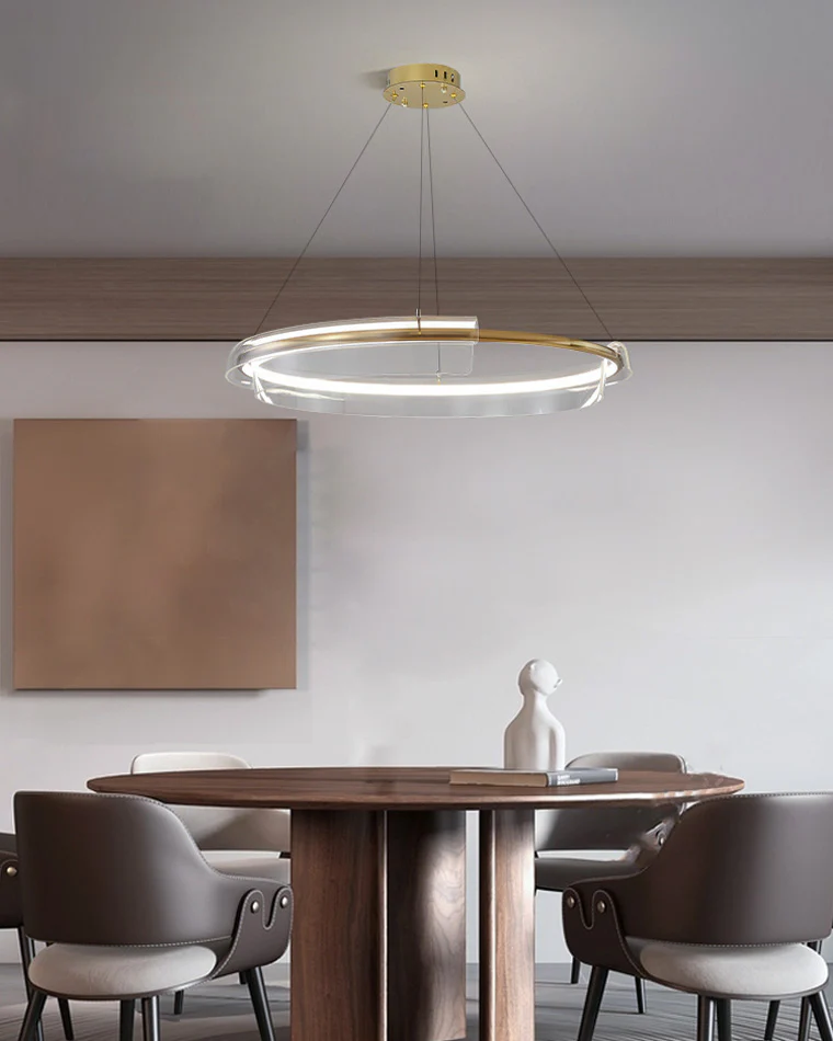 WOMO Gold Circular Led Chandelier-WM2165 - Image 19