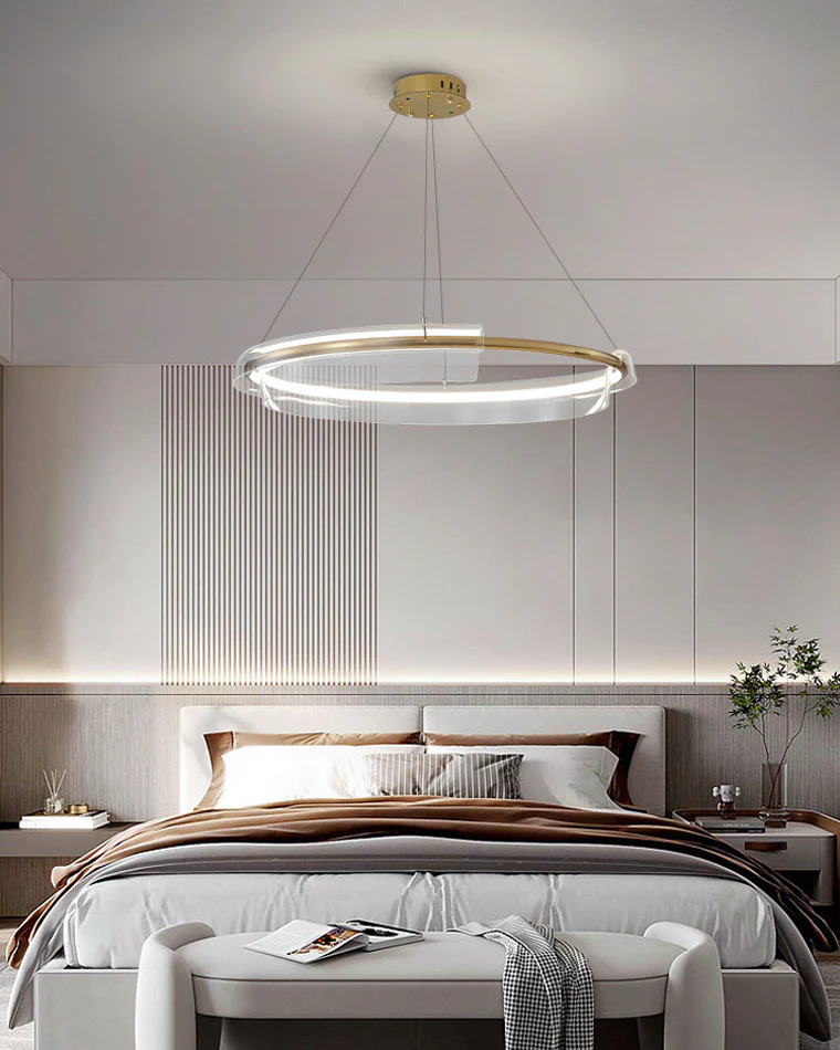 WOMO Gold Circular Led Chandelier-WM2165 - Image 20