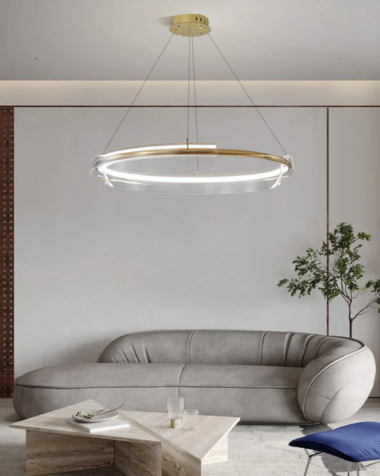 WOMO Gold Circular Led Chandelier-WM2165 - Image 3
