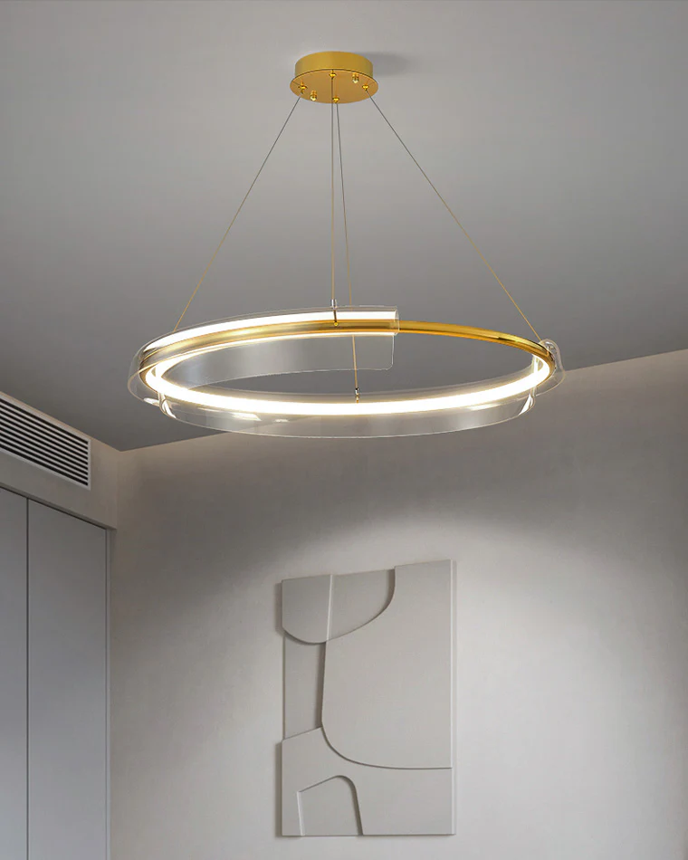 WOMO Gold Circular Led Chandelier-WM2165 - Image 4