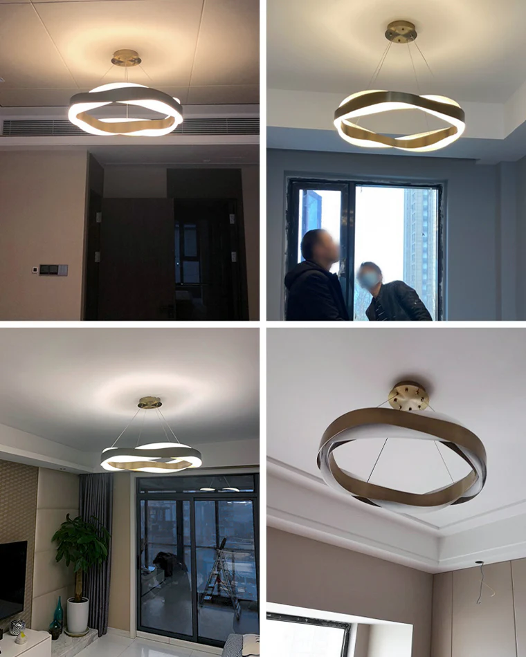WOMO Wave Circular LED Chandelier-WM2195 - Image 16