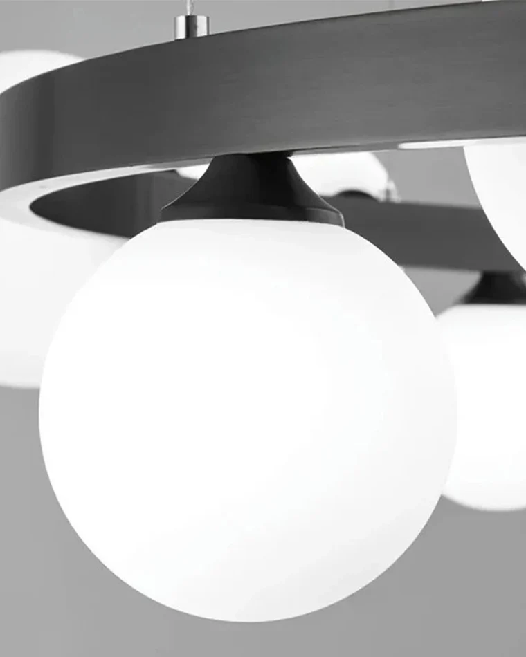 WOMO Circular Frosted Bubble Chandelier-WM2494 - Image 10
