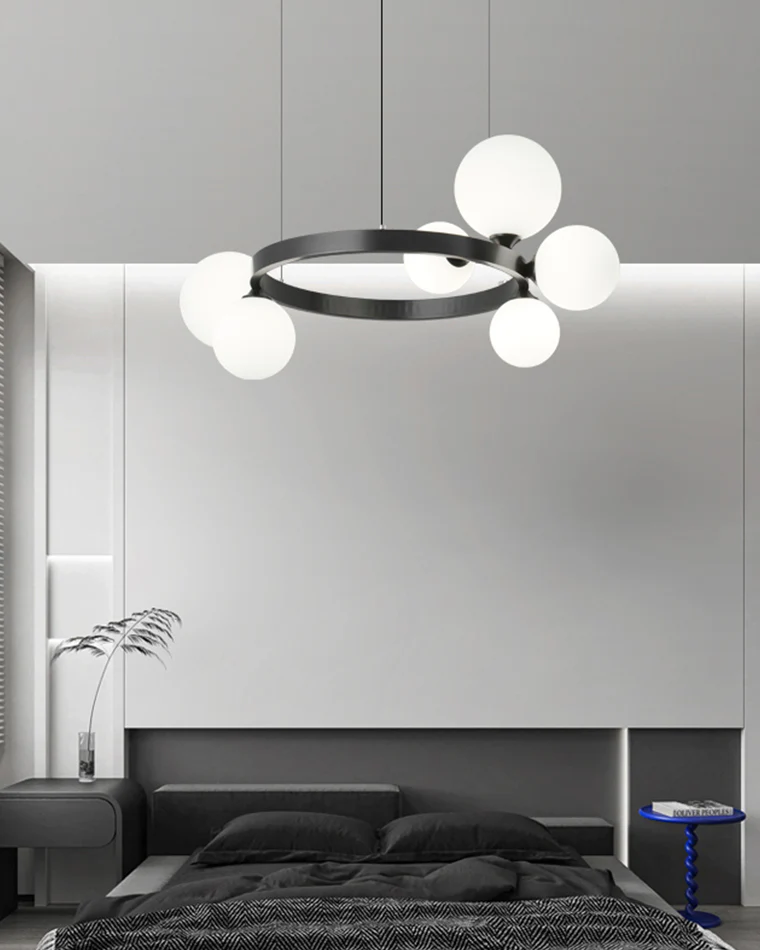 WOMO Circular Frosted Bubble Chandelier-WM2494 - Image 7