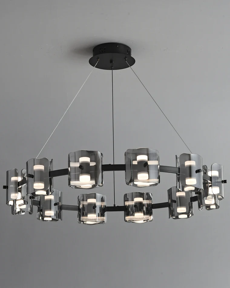 WOMO Modern Candle Round Chandelier-WM2218 - Image 22