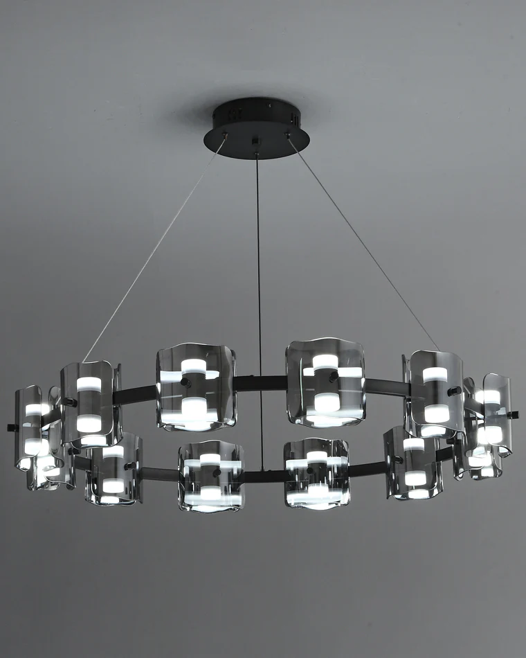 WOMO Modern Candle Round Chandelier-WM2218 - Image 28