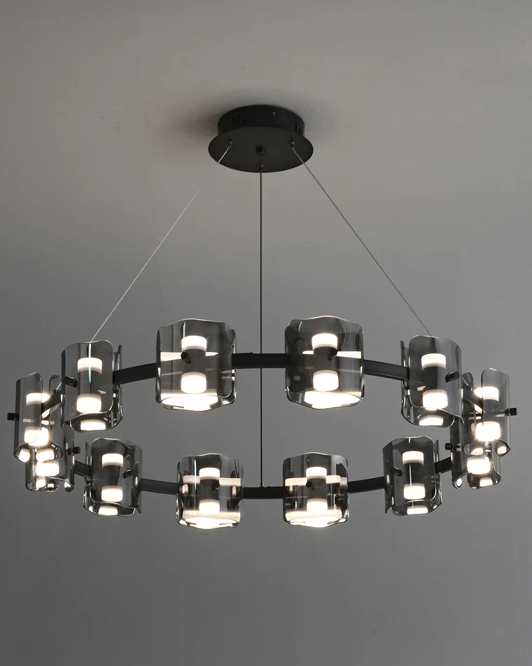 WOMO Modern Candle Round Chandelier-WM2218 - Image 32