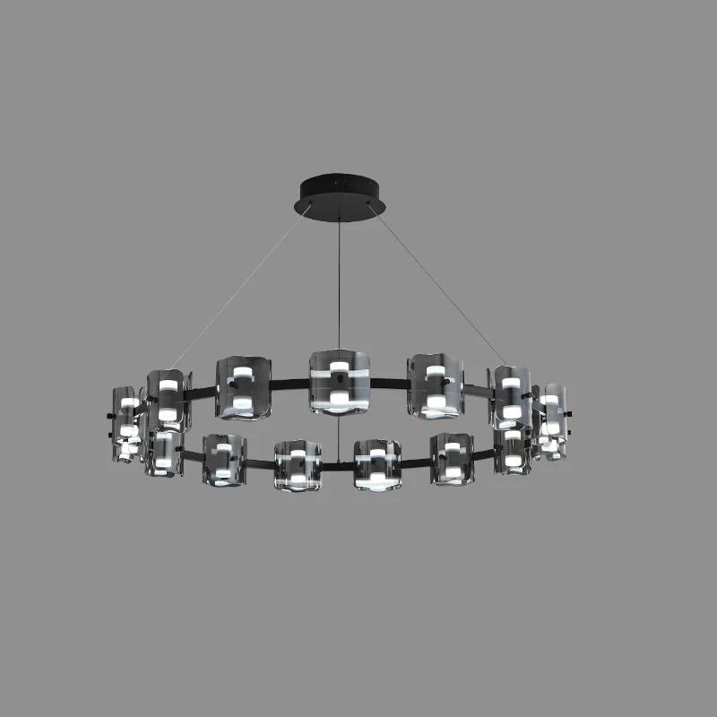 WOMO Modern Candle Round Chandelier-WM2218 - Image 39