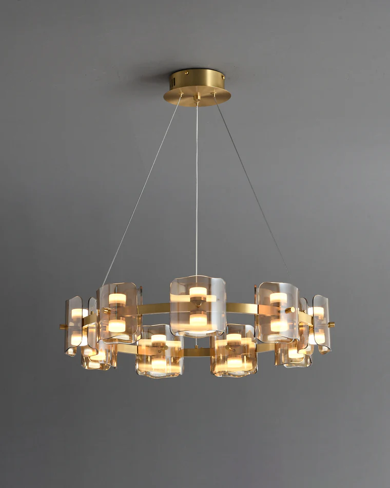 WOMO Modern Candle Round Chandelier-WM2218 - Image 45