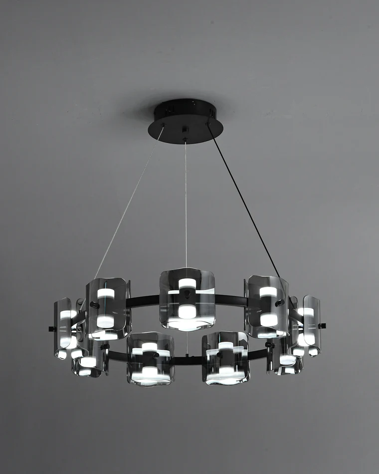 WOMO Modern Candle Round Chandelier-WM2218 - Image 48