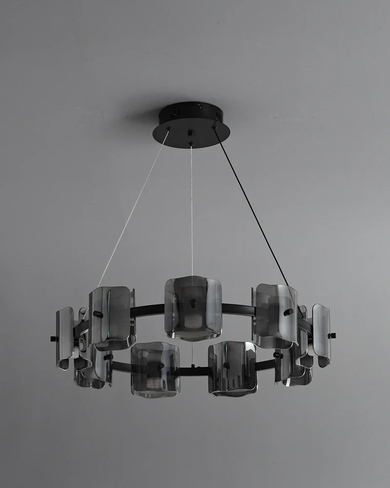 WOMO Modern Candle Round Chandelier-WM2218 - Image 51