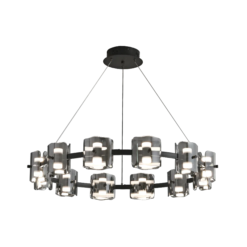 WOMO Modern Candle Round Chandelier-WM2218 - Image 56