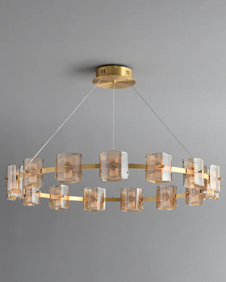 WOMO Modern Candle Round Chandelier-WM2218 - Image 59