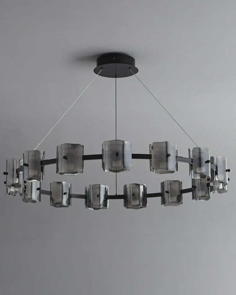 WOMO Modern Candle Round Chandelier-WM2218 - Image 68