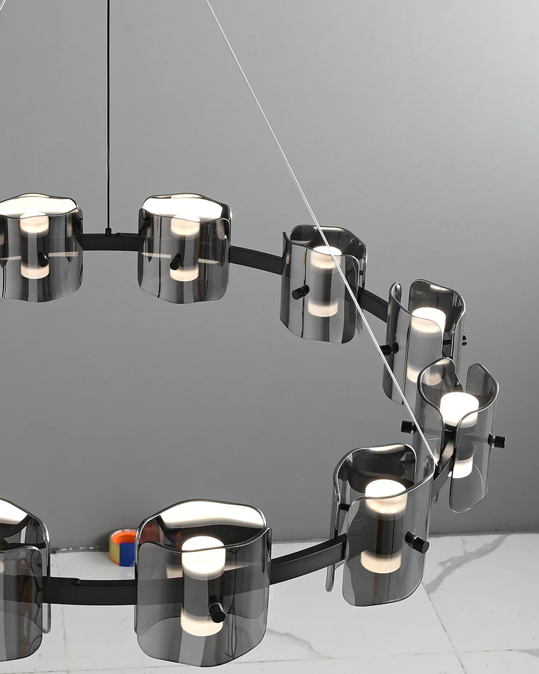 WOMO Modern Candle Round Chandelier-WM2218 - Image 7