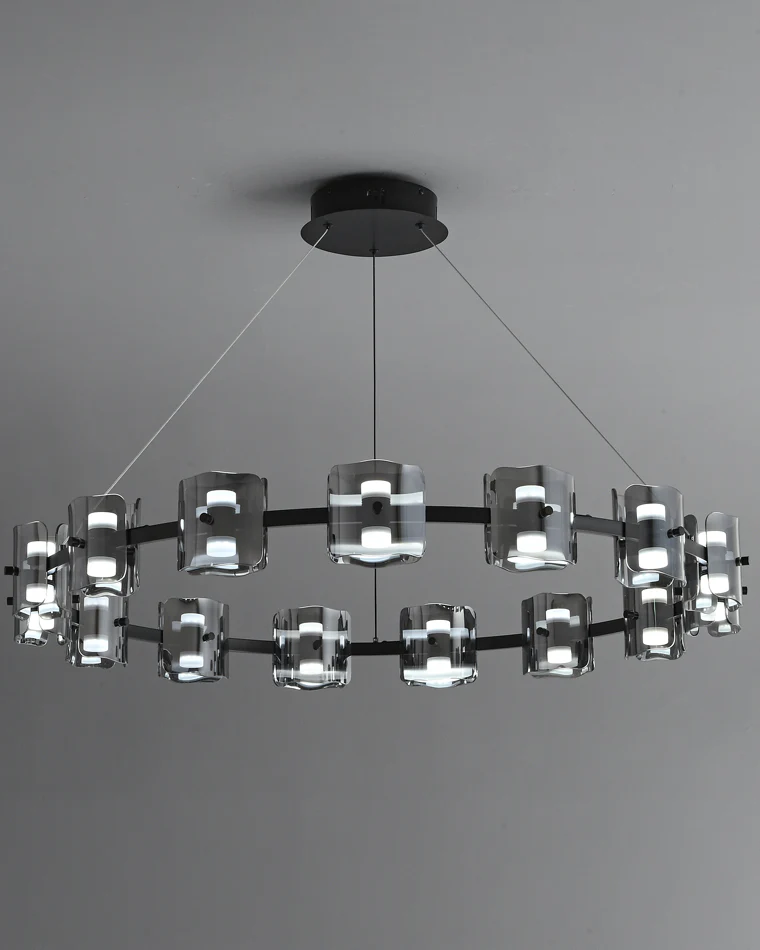 WOMO Modern Candle Round Chandelier-WM2218 - Image 70
