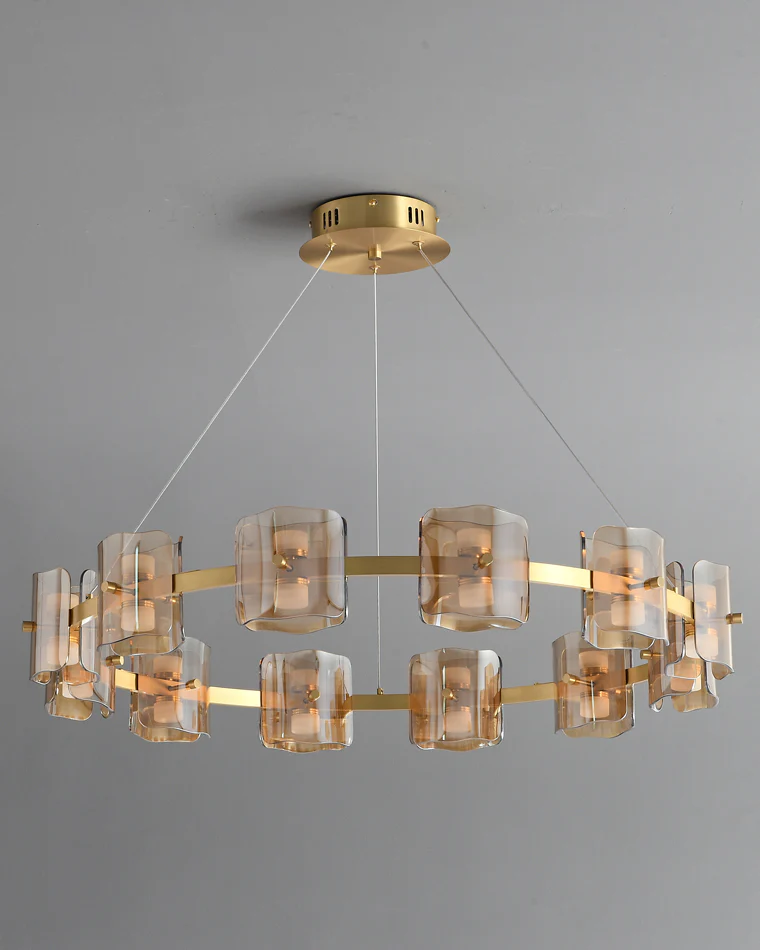 WOMO Modern Candle Round Chandelier-WM2218 - Image 75